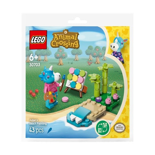 Kocke Lego Animal Crossing: Julian slika na plaži (30703), 43 kock, od 6. let