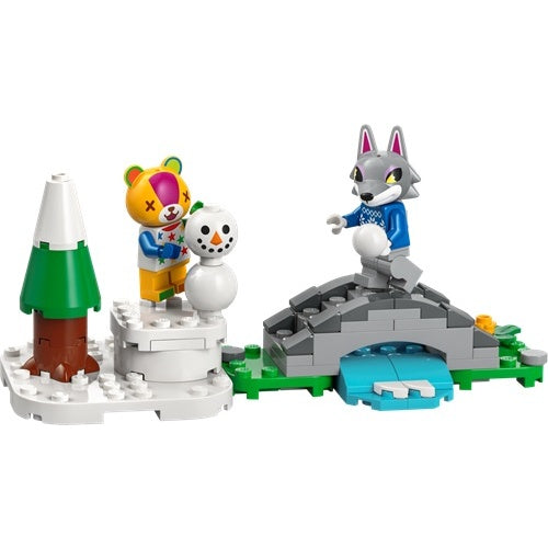 Kocke Lego Animal Crossing: Ustvarjalne hiše: zabava z letnimi časi (77057), 814 kock, od. 7 let