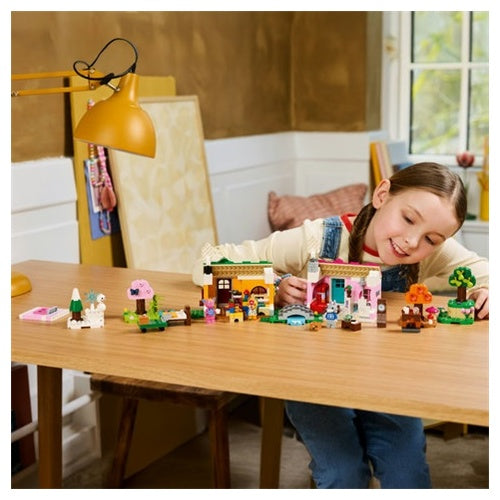 Kocke Lego Animal Crossing: Ustvarjalne hiše: zabava z letnimi časi (77057), 814 kock, od. 7 let