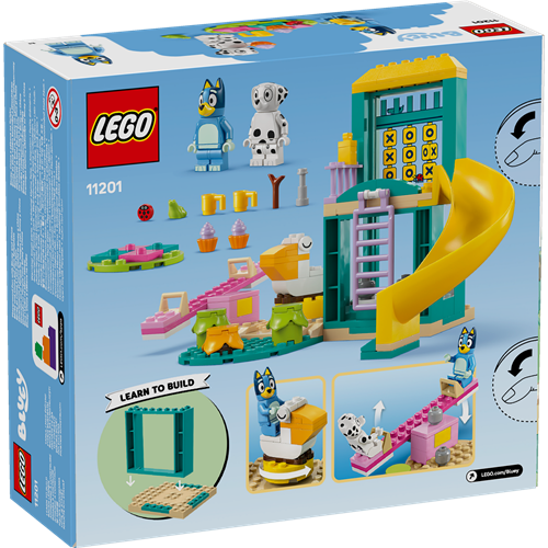 Kocke Lego Bluey: Bluey in Chloe se zabavata na igrišču (11201), 104 kocke, od 4. let