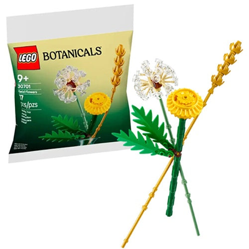 Kocke Lego Botanical Collection: Cvetoči travnik (30701), 77 kock, od 9. let