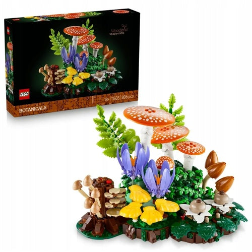 Kocke Lego Botanicals Forest Mushrooms, 806 kos, od 18. let (11505)