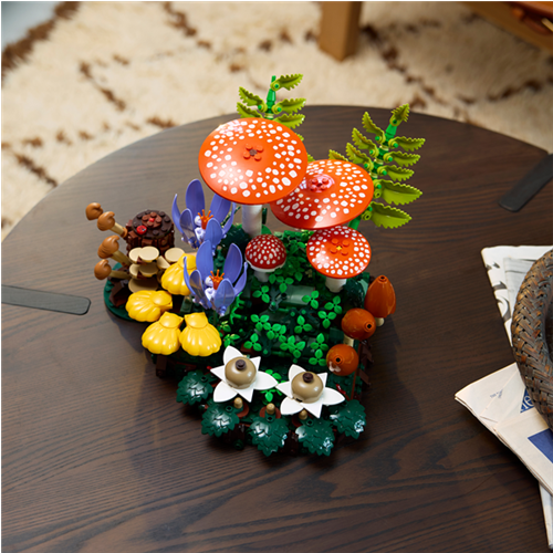 Kocke Lego Botanicals Forest Mushrooms, 806 kos, od 18. let (11505)
