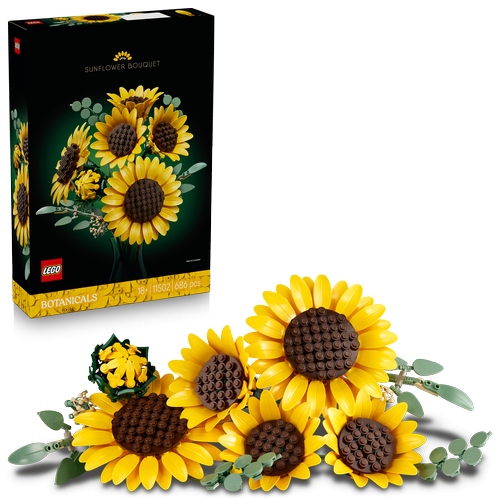 Kocke Lego Botanicals Sončnice, 686 kos, od 18. let (11502)