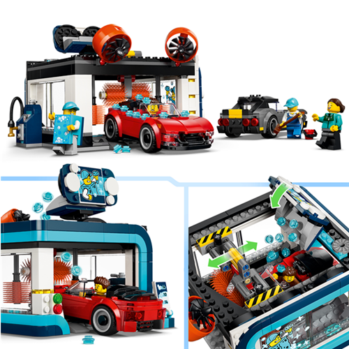 Kocke Lego City: Avtopralnica, 583 kos, od 6. let (60497)