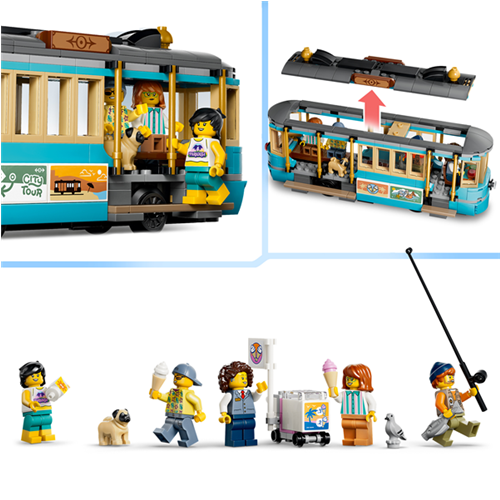Kocke Lego City: Beach Tram, 693 kos, od 7. let (60506)