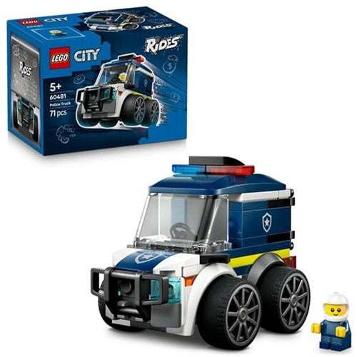 Kocke Lego City Cool Cars - Policijski tovornjak, 71 kos, od 5. let (60481)