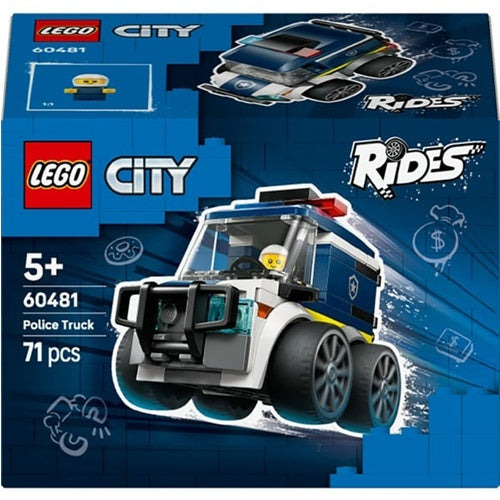 Kocke Lego City Cool Cars - Policijski tovornjak, 71 kos, od 5. let (60481)