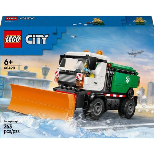 Kocke Lego City Gradbena igrača Snežni plug 263 kos, od 6. let (60490)