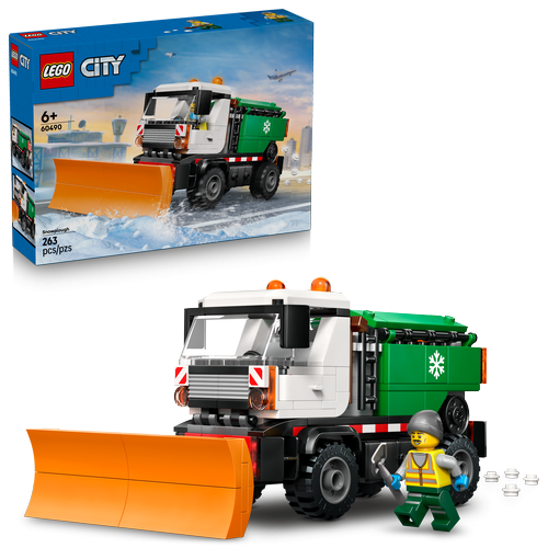 Kocke Lego City Gradbena igrača Snežni plug 263 kos, od 6. let (60490)