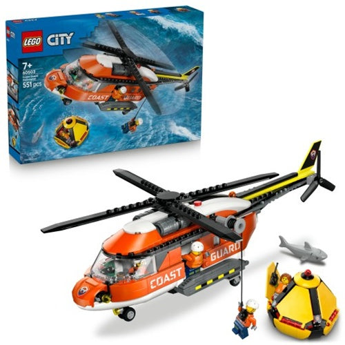 Kocke Lego City Helikopter obalne straže, 551 kock, od 7. let (60503)