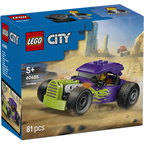 Kocke Lego City Hot Rod, 81 kos, od 5. let (60485)