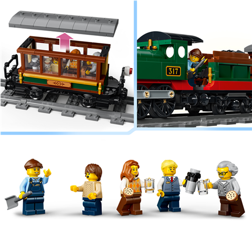 Kocke Lego City: Klasični parni vlak, 575 kos, od 7. let (60511)