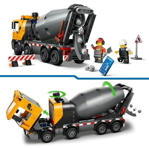 Kocke Lego City Mešalnik betona, 371 kos, od 7. let 60478