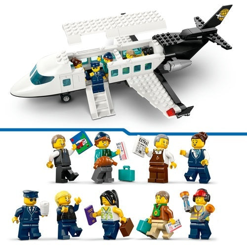 Kocke Lego City Mestno letališče z letalom, 887 kock, od 8. let (60502)