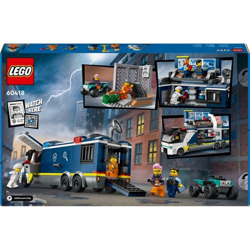 Kocke Lego® City: Policijski mobilni forenzični laboratorij (60418)