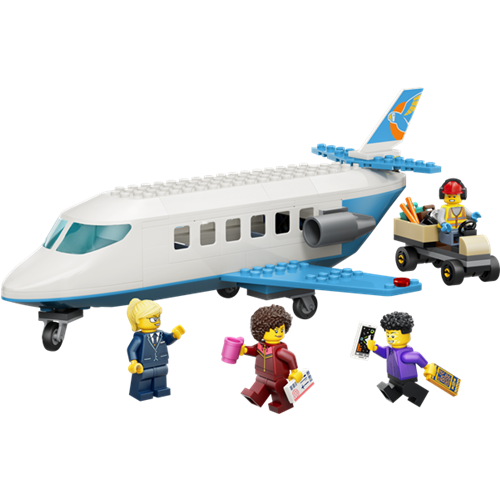 Kocke Lego City: Potniško letalo, 118 kos, od 4. let (60492)