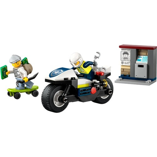 Kocke Lego City: Pregon s policijskim motorjem (60455), 65 kock, od 4. let
