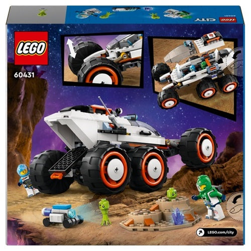 Kocke Lego® City: Raziskovalni rover in vesoljsko življenje (60431)
