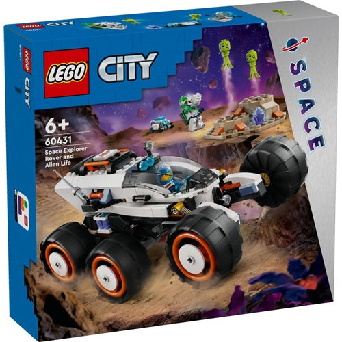 Kocke Lego® City: Raziskovalni rover in vesoljsko življenje (60431)