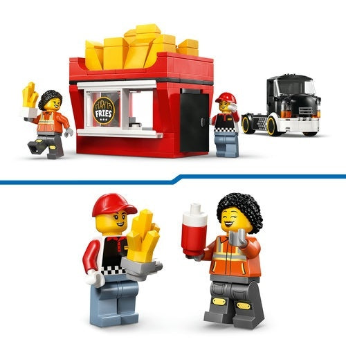 Kocke Lego City Tovornjak s pomfrijem, 216 kos, od 5. let (60488)
