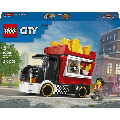 Kocke Lego City Tovornjak s pomfrijem, 216 kos, od 5. let (60488)