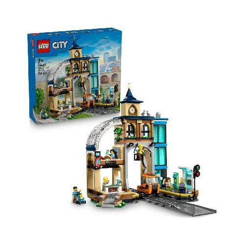 Kocke Lego City: Železniška postaja, komplet, 2225 delni, od 7. let