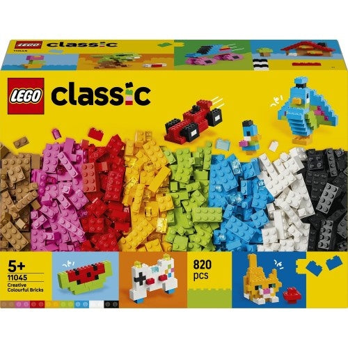 Kocke Lego Classic Ustvarjalne barvite kocke, 820 kos, od 5. let (11045)