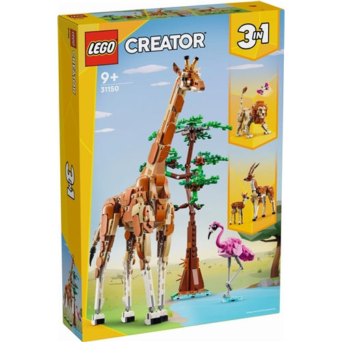 Kocke Lego® Creator 3in1 Živali na divjem safariju (31150)