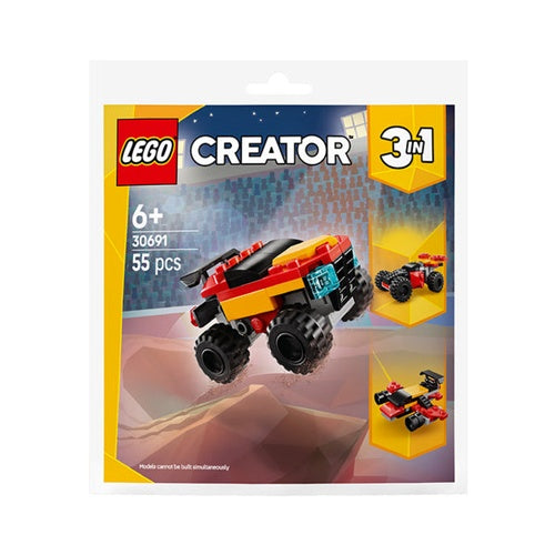 Kocke Lego Creator: Mini spremenljiv pošastni tovornjak (30691), 55 kock, od 6. let