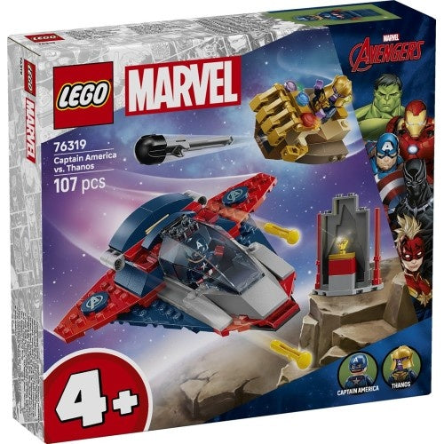 Kocke Lego DC Super Heroes: Stotnik Amerika proti Thanosu (76319), 107 kock, od 4. let