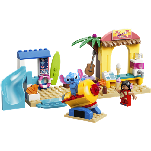 Kocke Lego Disney: Klasična zabava na plaži z Lilo in Stichem, 113 kos, od 4. let (43280)