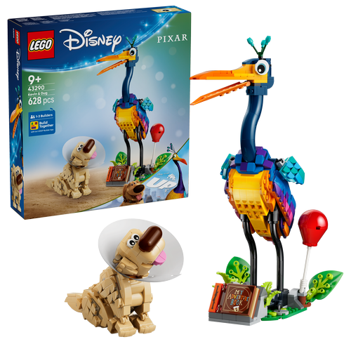 Kocke Lego Disney Pixar Kevin in Dug, 628 kos, od 9. let (43290)