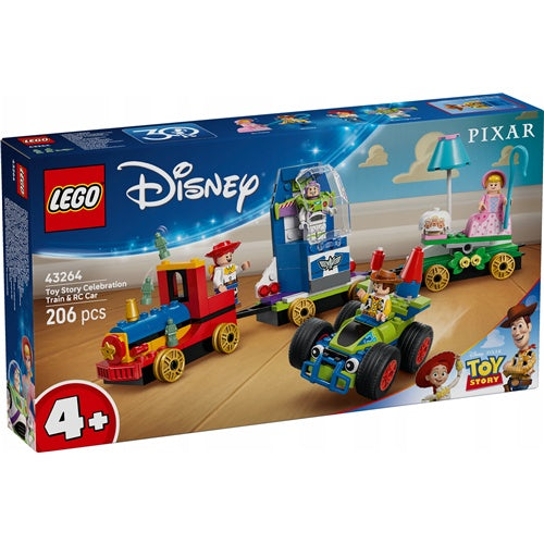 Lego Disney Pixar: Vlak za zabavu i automobil na daljinsko upravljanje iz Priče o igračkama (43264)