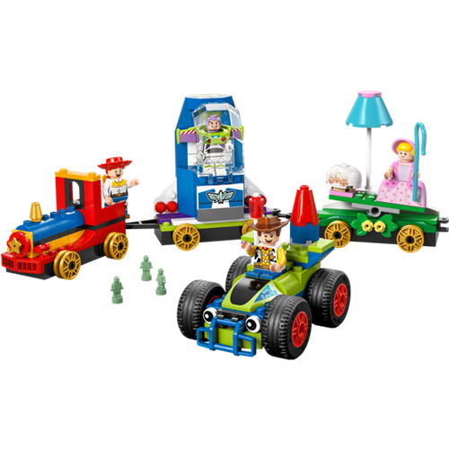 Kocke Lego Disney Pixar: Vlak za zabave in avtomobilček na daljinsko upravljanje iz Toy Storyja (43264)