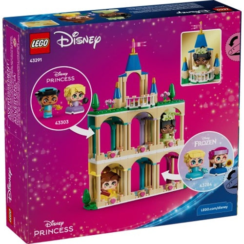Kocke Lego Disney Princess Mini princeski Belle in Tiana z gradom, 281 kock, od 6. let (43291)