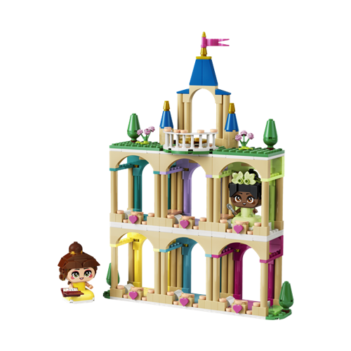 Kocke Lego Disney Princess Mini princeski Belle in Tiana z gradom, 281 kock, od 6. let (43291)