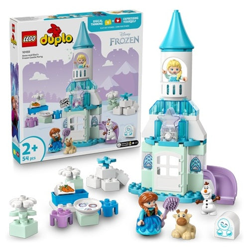 Kocke Lego DUPLO: Anina in Elzina zabava na gradu iz Ledenega kraljestva (10455), 54 kock, od 2. let