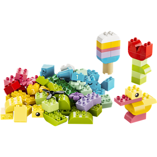 Kocke Lego DUPLO Classic Barvita ustvarjalna škatla, 80 kos, od 18. mesecev (10479)