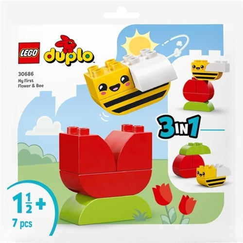 Kocke Lego Duplo: Moja prva cvetlica in čebelica (30686), 7 kock, od 1,5 leta