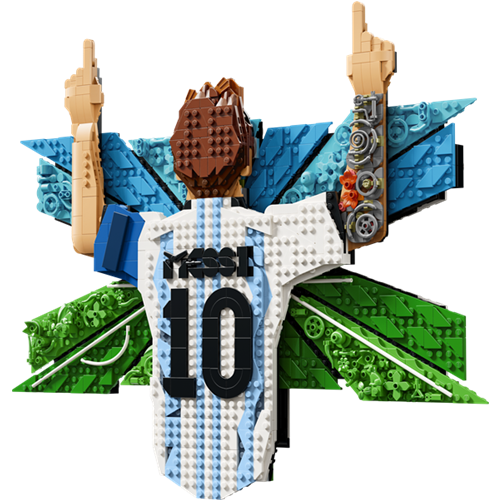 Kocke Lego Editions: Lionel Messi - Slavje gola, 1427 kos, od 14. let (43018)