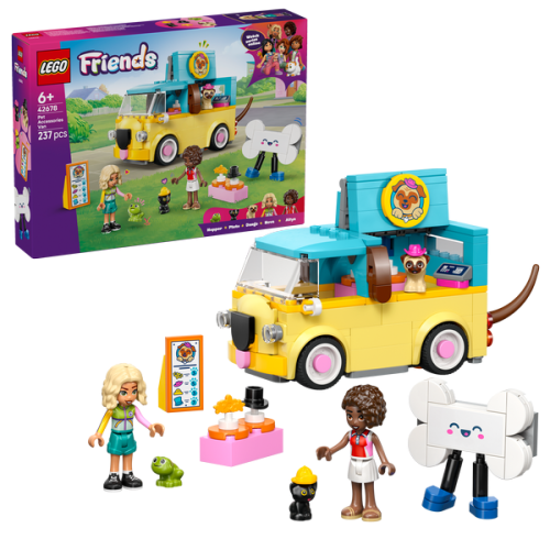 Kocke Lego Friends Kombi s pripomočki za hišne ljubljenčke, 237 kock, od 6. let (42678)