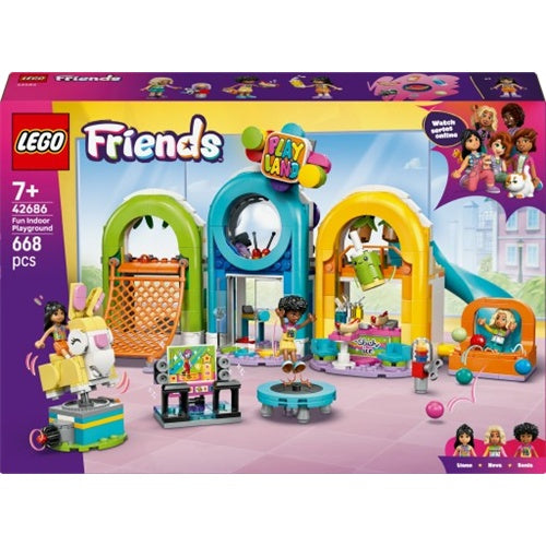 Kocke Lego Friends Kul notranje igrišče, 668 kock, od 7. let (42686)