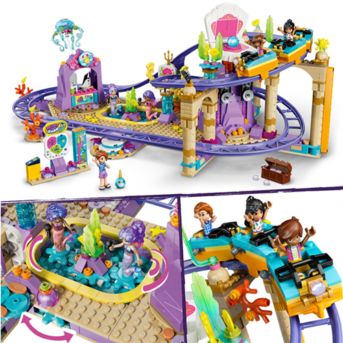 Kocke Lego Friends Morska deklica Vlak smrti, 864 kos, od 8. let (42703)