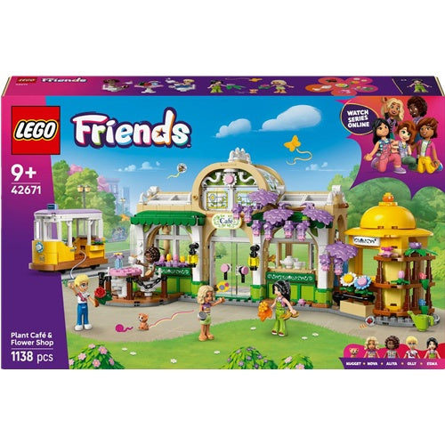 Kocke Lego Friends: Rastlinska kavarna in cvetlična stojnica (42671)