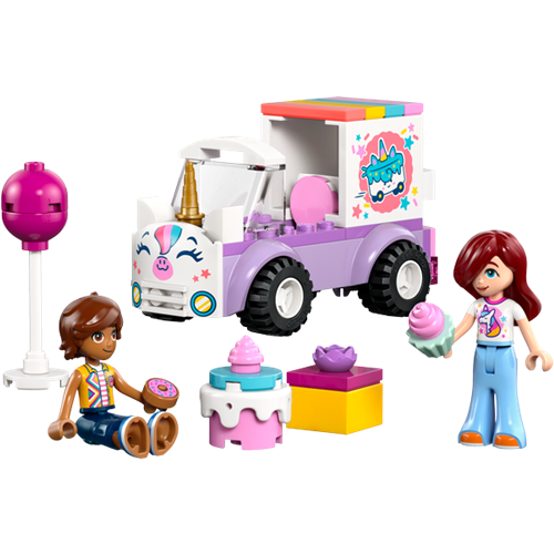 Kocke Lego Friends Samorogov dostavljalec tort, 67 kos, od 4. let (42675)