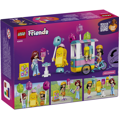 Kocke Lego Friends stojalo za sladoled in balone, 107 kos, od 6. let 42692