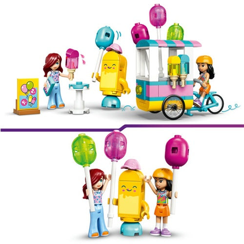 Kocke Lego Friends stojalo za sladoled in balone, 107 kos, od 6. let 42692