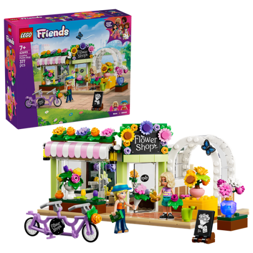 Kocke Lego Friends: Ustvarjalna cvetličarna, 377 kos, od 7. let (42693)
