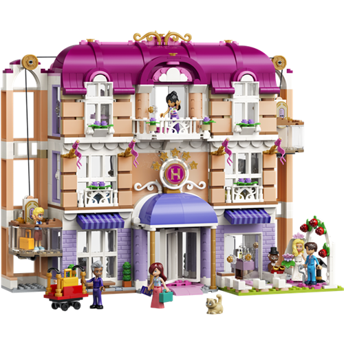 Kocke Lego Friends Veliki hotel Heartlake Cityja, 1406 kos, od 9. let (42704)